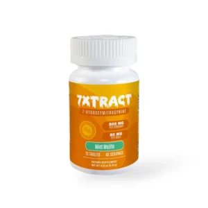 7Xtract 7-Hydroxymitragynine Chewable Tablet Mint Mojito 80mg Per Tablet