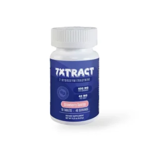 7Xtract 7-Hydroxymitragynine Chewable Tablet Strawberry Sunrise 40mg Per Tablet